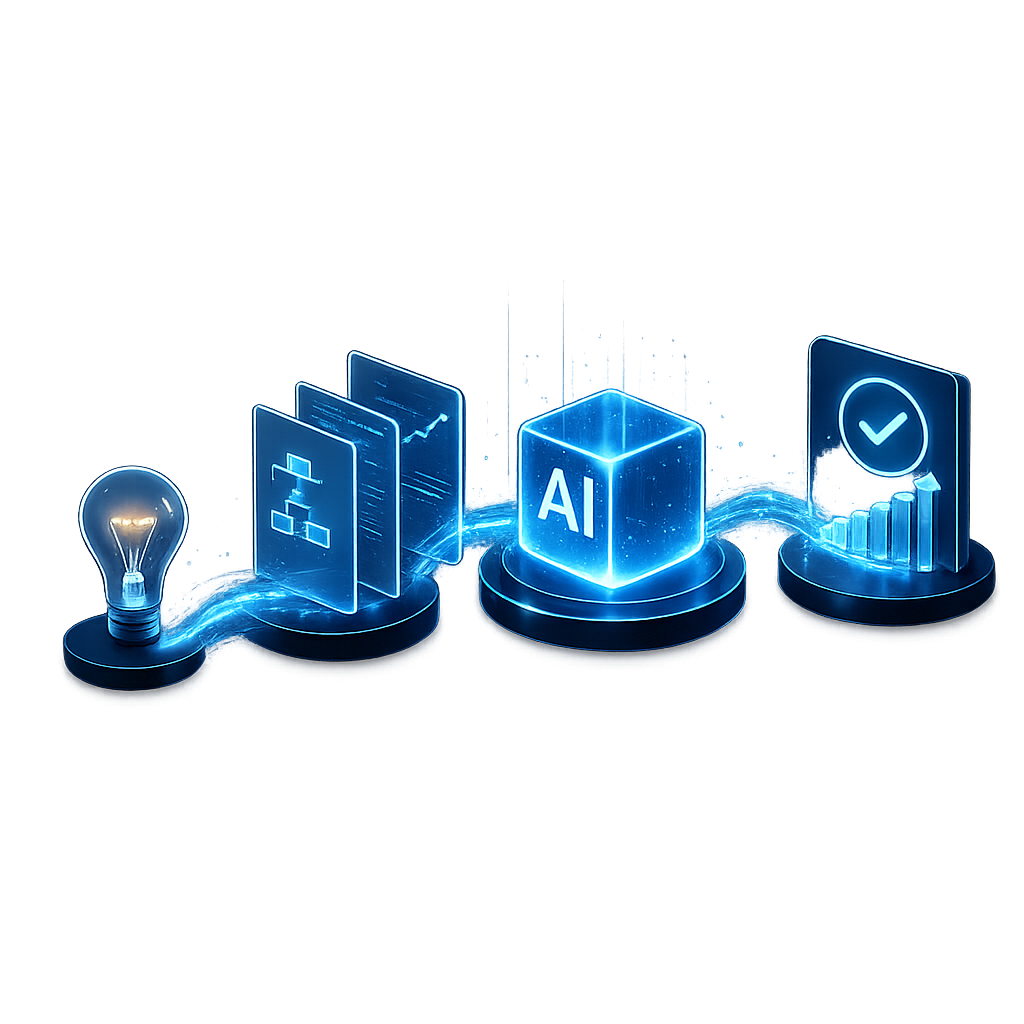 Von der Idee zur intelligenten KI-Lösung